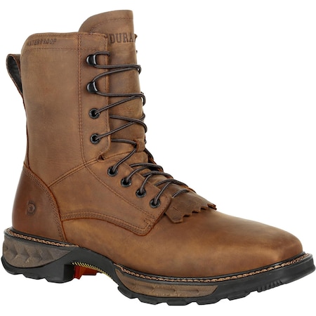Durango Men's Waterproof Lacer Work Boot, 10 M, Steel Toe, 8 in H, Russet, DDB0267 DDB0267